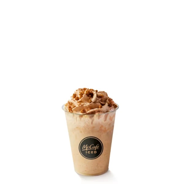 mcdonalds biscoff frappe